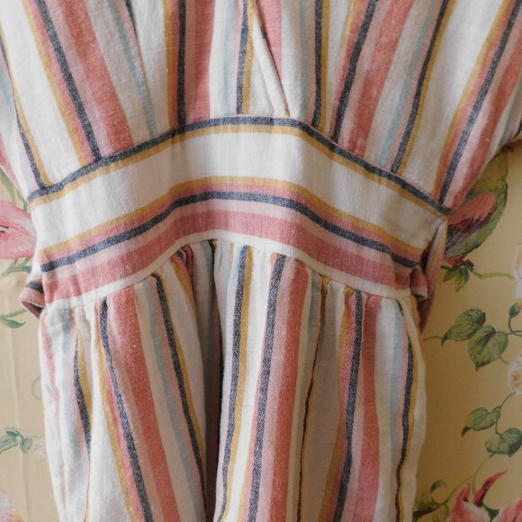 🦅 Fall Striped Romper XS 🌳🍃 - Picture 5 of 11